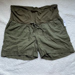 Old Navy Maternity Linen Shorts